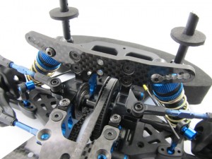 Zeppin Racing Shock Tower Front for TC6.1 use with Zeppin Upper Clamp