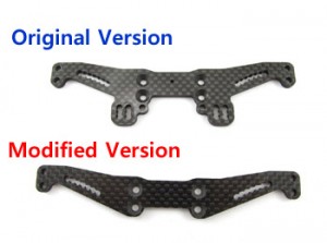 Zeppin Racing Shock Tower Rear for TC6.1 use with Zeppin Upper Clamp